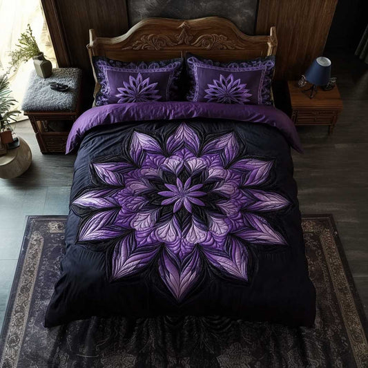 Twilight Flower WN1702038CL Quilted Bedding Set