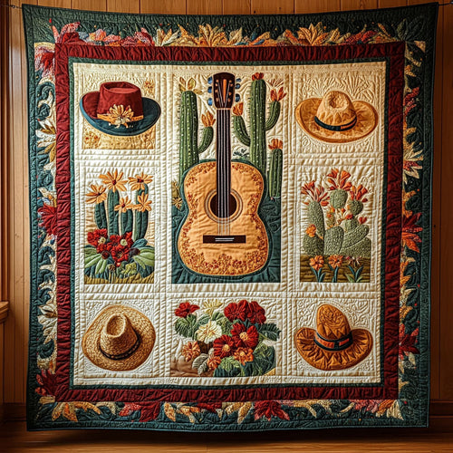 Fiesta Guitar CW2708052CL Quilt Blanket