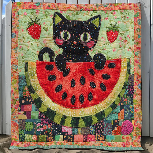 Playful Cat XB0703013CL Quilt Blanket