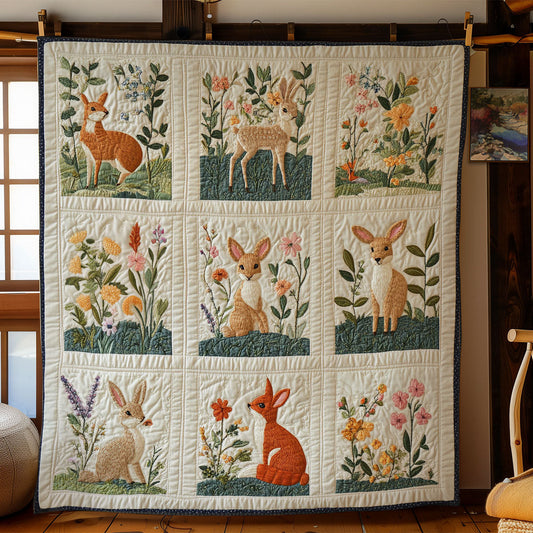 Woodland Charm CW2507051CL Quilt Blanket