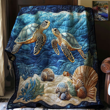 Turtle WJ0401025CL Quilt Blanket