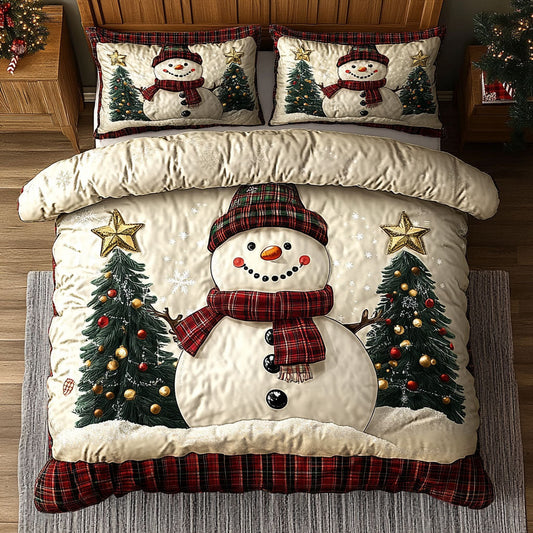 Snowman Christmas CW2410037CL Duvet Cover Set