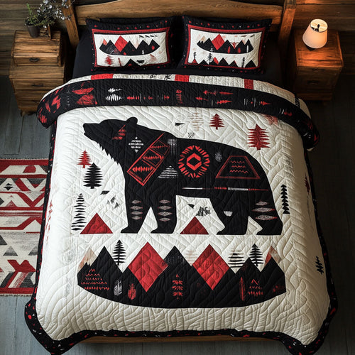 Trigger Bear WY1802047CL Quilted Bedding Set