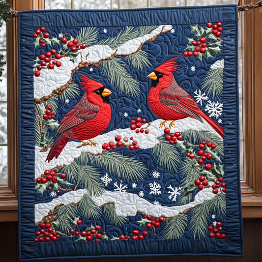 Crimson Winter CP1808081CL Quilt Blanket