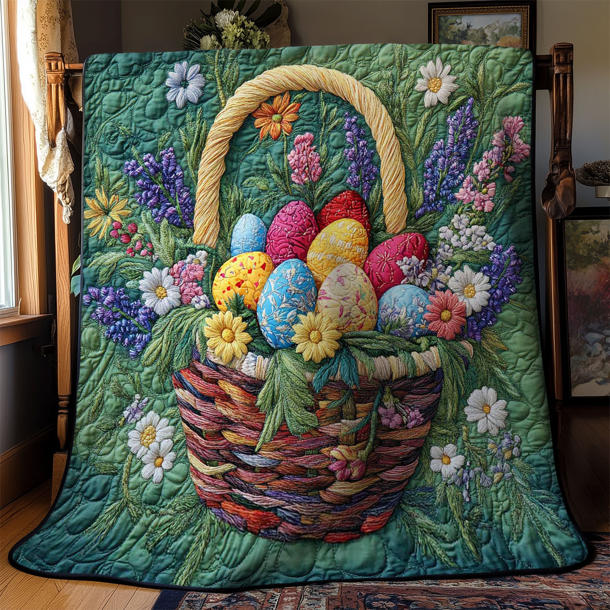 Spring Easter Charm WN1501022CL Quilt Blanket