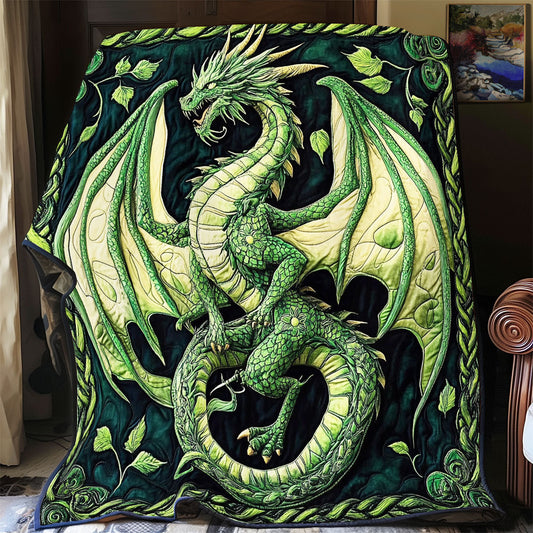 Celtic Dragon WX1801011CL Quilt Blanket