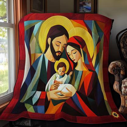 Abstract Holy Family WY1511009CL Quilt Blanket