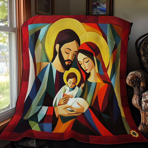 Abstract Holy Family WY1511009CL Quilt Blanket