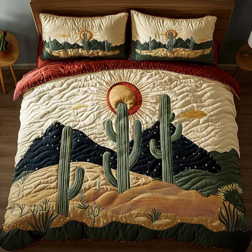 Cactus Harmony WN1302022CL Quilted Bedding Set