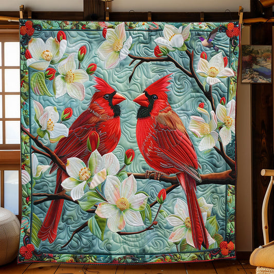 Cardinal Symphony WJ2412002CL Quilt Blanket