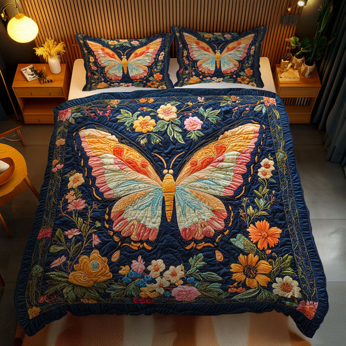 Butterfly Meadow WN1002052CL Quilted Bedding Set