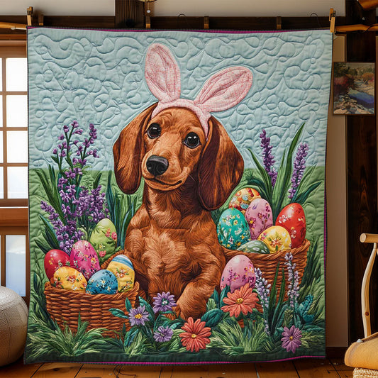 Easter Paws And Bunny Ears WN1501008CL Quilt Blanket
