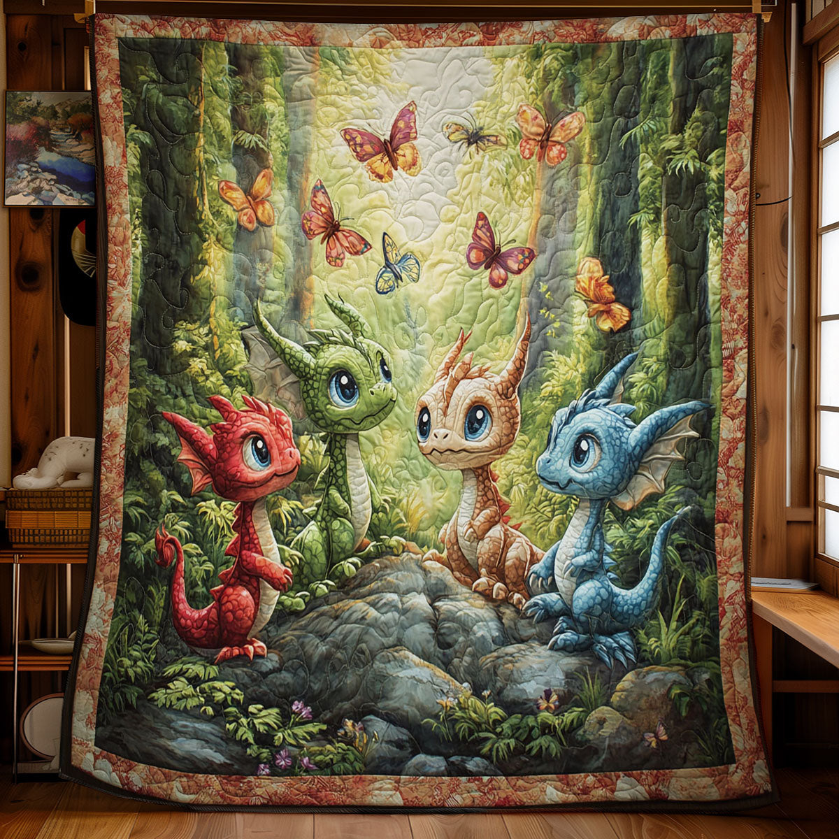 Baby Dragon WY1001103CL Quilt Blanket