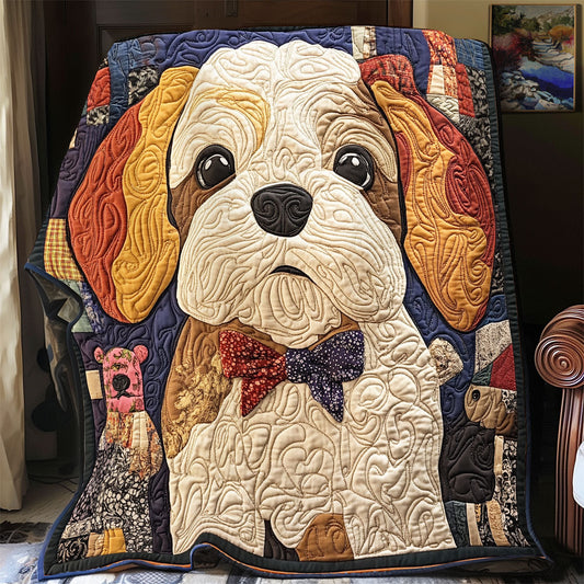 Adorable Shih Tzu WX0901004CL Quilt Blanket