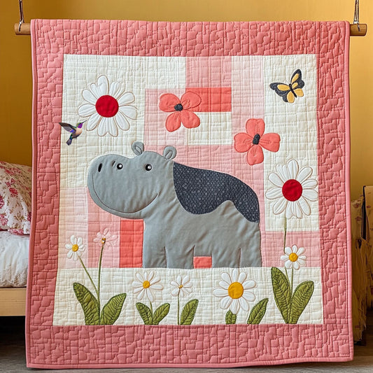 Hippo WY1511048CL Quilt Blanket
