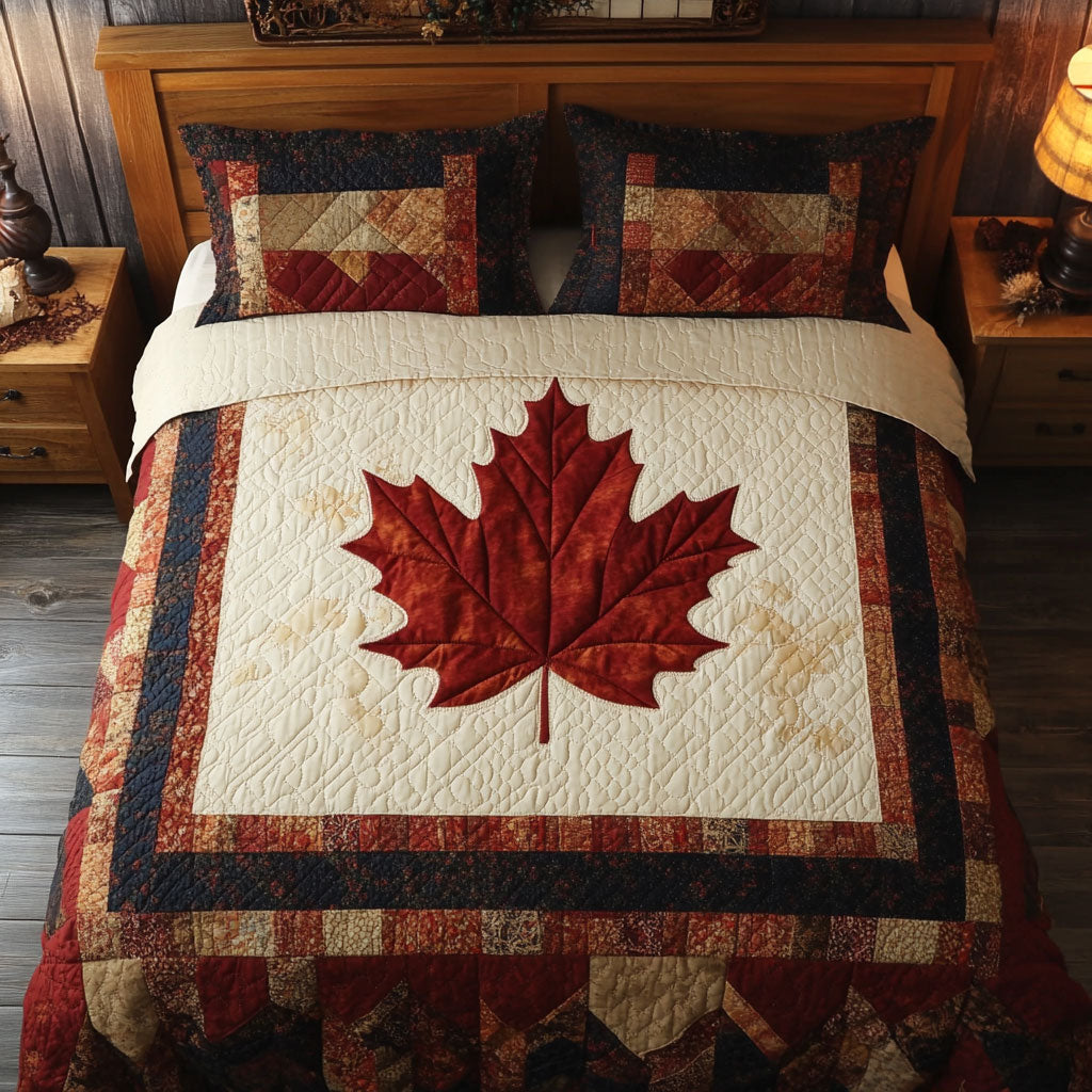 Autumn Leaf WY1402005CL Quilted Bedding Set