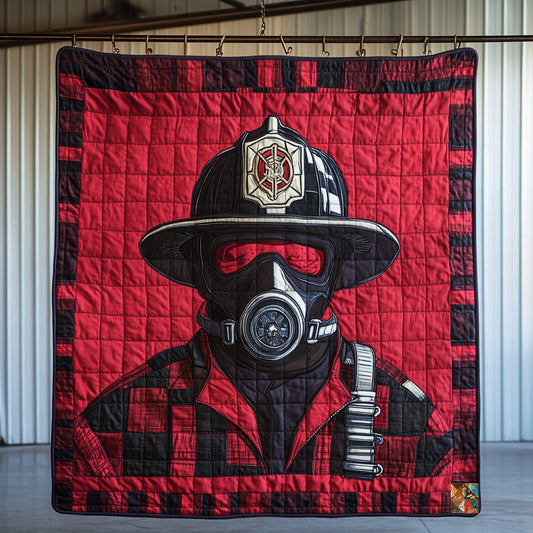Firefighter WU0710006CL Quilt Blanket