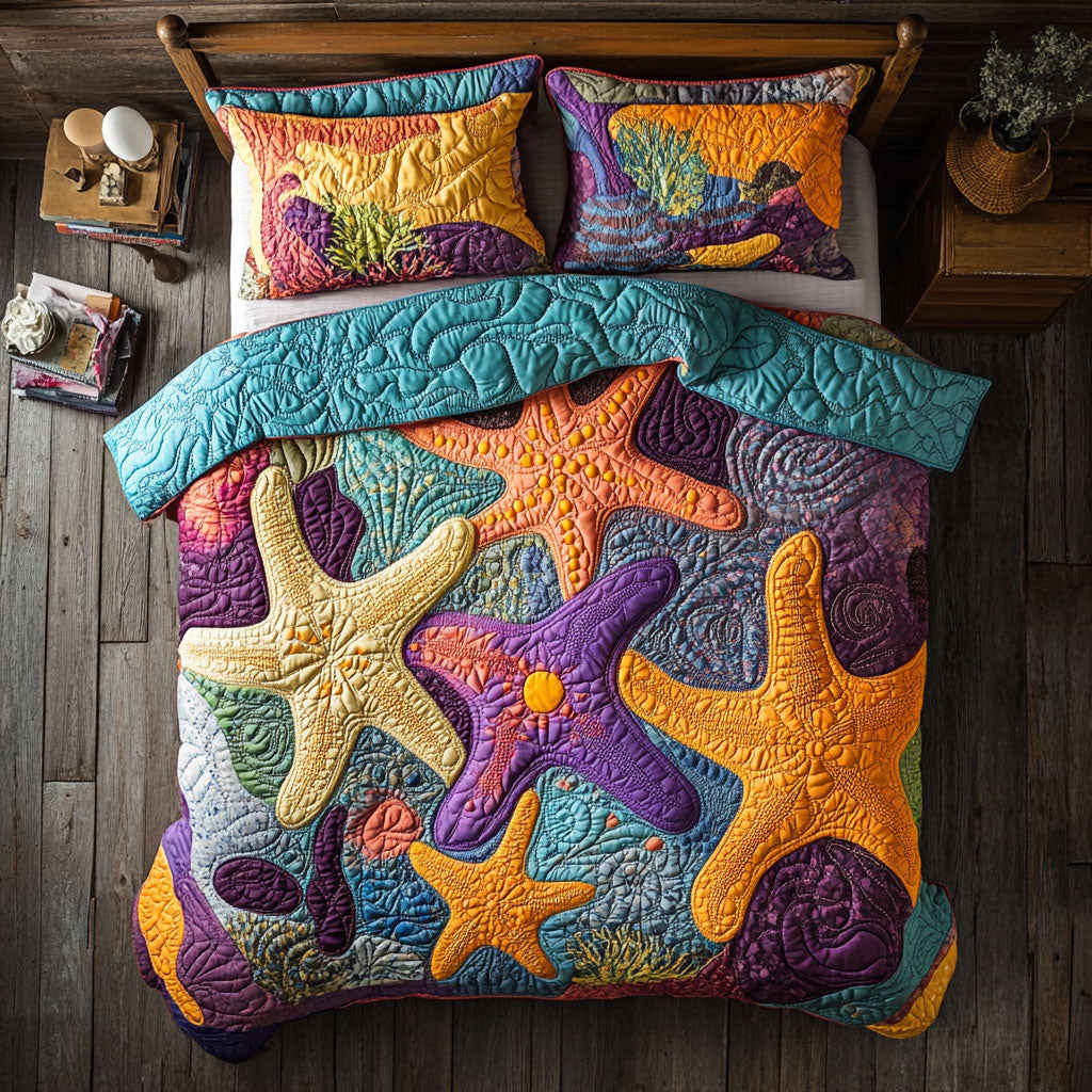 Starfish In Ocean WY2901106CL Duvet Cover Set