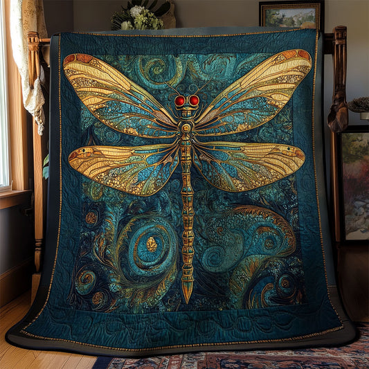 Royal Dragonfly WY2702110CL Quilt Blanket