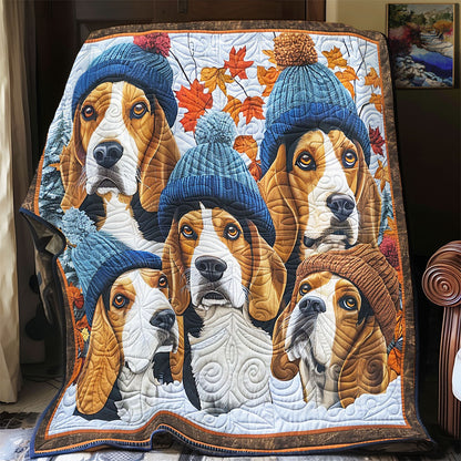 Winter Of Dachshund WY0202089CL Quilt Blanket