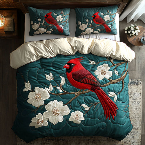 Blossom Cardinal WJ2102025CL Quilted Bedding Set