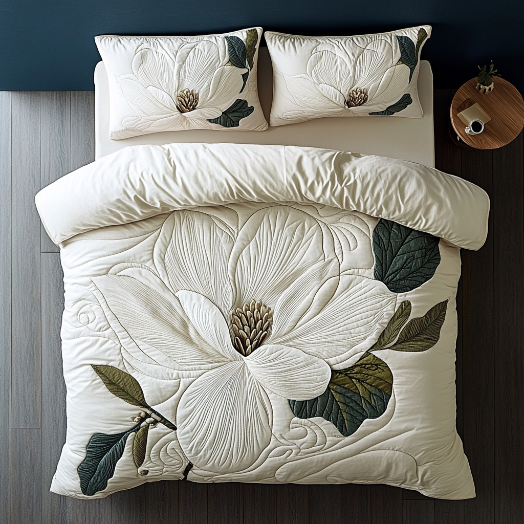 Ivory Bloom YR0206028CL Duvet Cover Set