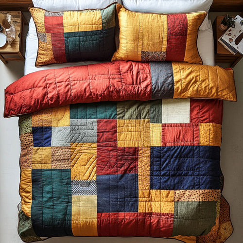 Colorful Cushion WY1202010CL Quilted Bedding Set
