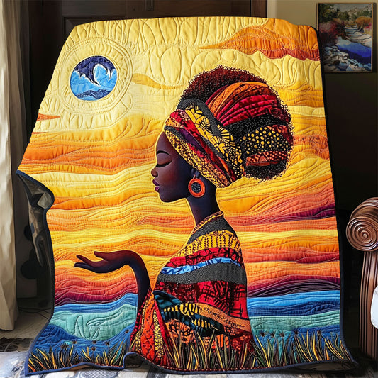 Africa Woman WX0502003CL Quilt Blanket