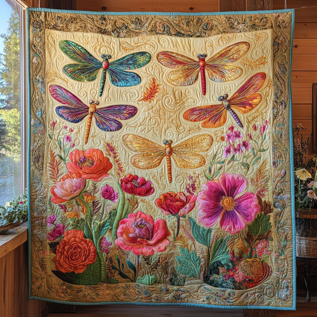 Dance Of Garden Wings CP1606047CL Quilt Blanket
