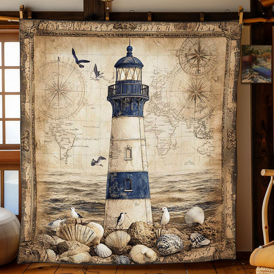 Seafarer’s Lighthouse WN0502026CL Quilt Blanket