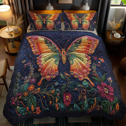 Butterfly Serenade WN1002053CL Quilted Bedding Set