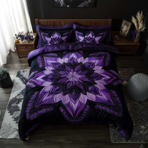 Elegant Flower WN1702039CL Quilted Bedding Set