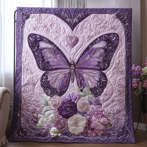 Butterfly Blooming Into You WU2410057CL Quilt Blanket