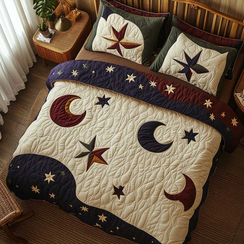 Moon Star Sky WP0802048CL Quilted Bedding Set
