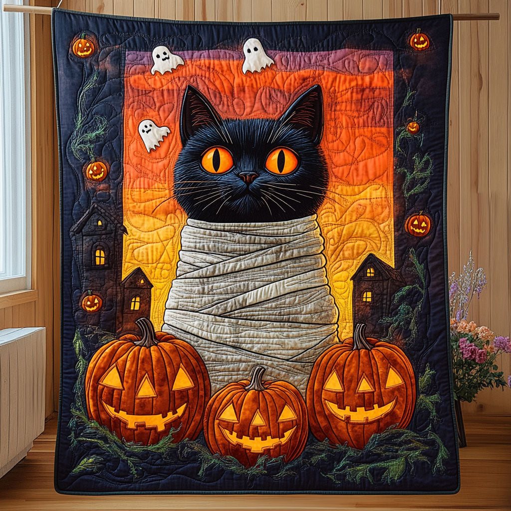 Mummy Cat CP1807070CL Quilt Blanket