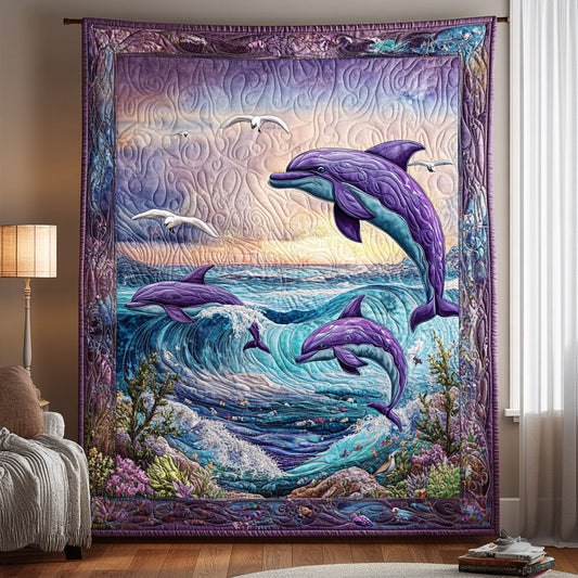 Dolphin WT0810002CL Quilt Blanket
