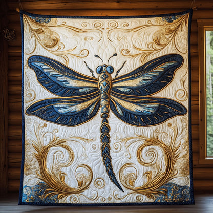 Mystic Dragonfly CW2306030CL Quilt Blanket