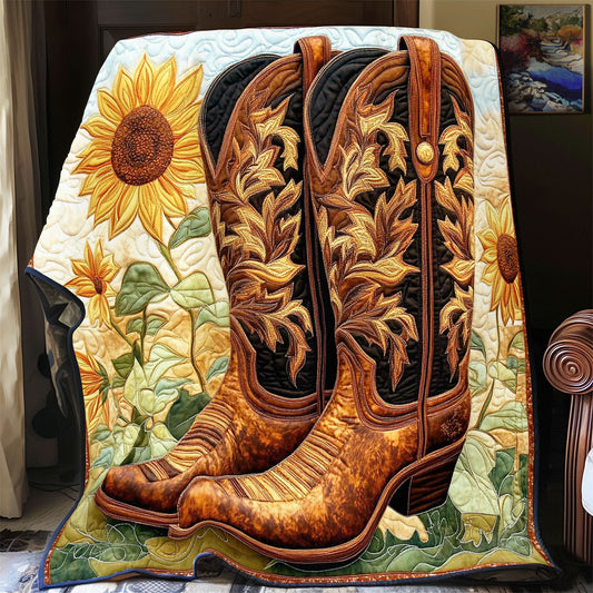 Cowboy Boots WX2301004CL Quilt Blanket