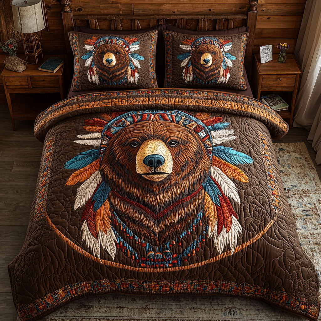 Bear Native American CW1207003CL Duvet Cover Set