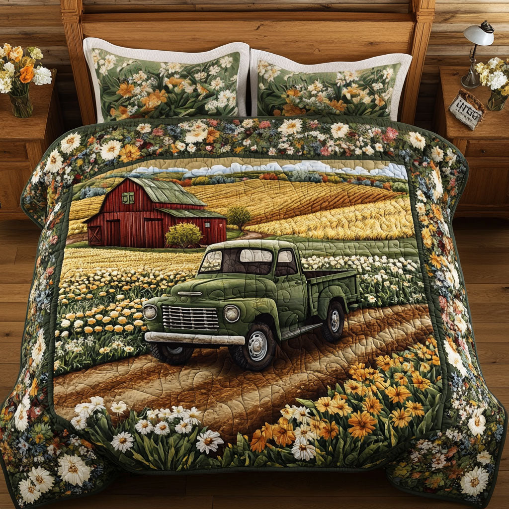 Truck In Farm WY0502088CL Duvet Cover Set