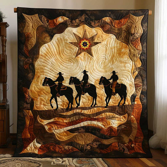 Cowboy Horse WJ0710019CL Quilt Blanket