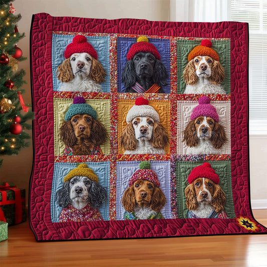 Cocker Spaniel WY2611022CL Quilt Blanket