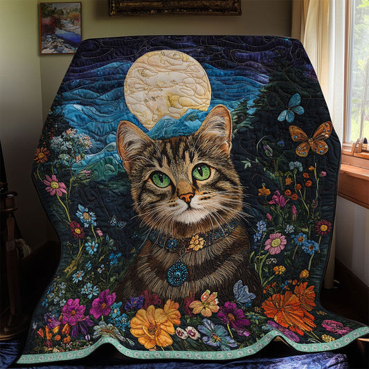 Cat Night Sky WT1302006CL Quilt Blanket