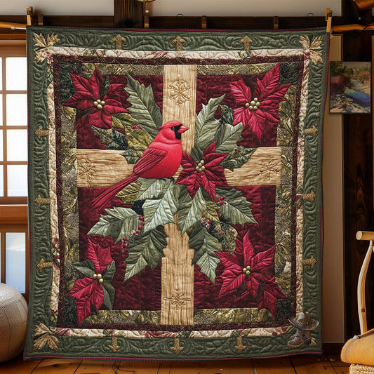 Winter Cardinal WN2211059CL Quilt Blanket