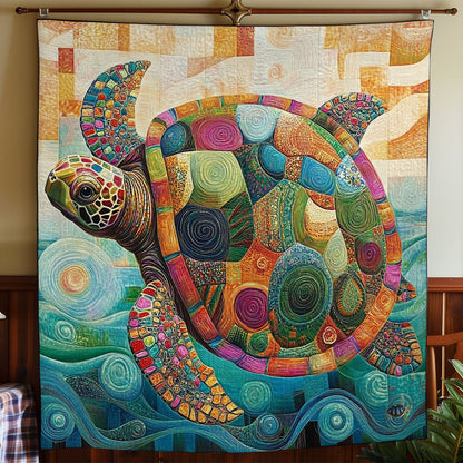 Abstract Turtle WY2110020CL Quilt Blanket