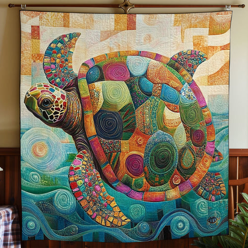 Abstract Turtle WY2110020CL Quilt Blanket