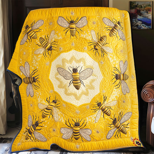 Bee Family WY2712006CL Quilt Blanket