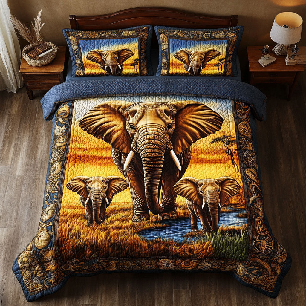 Elephant African Savanna WT1403060CL Duvet Cover Set