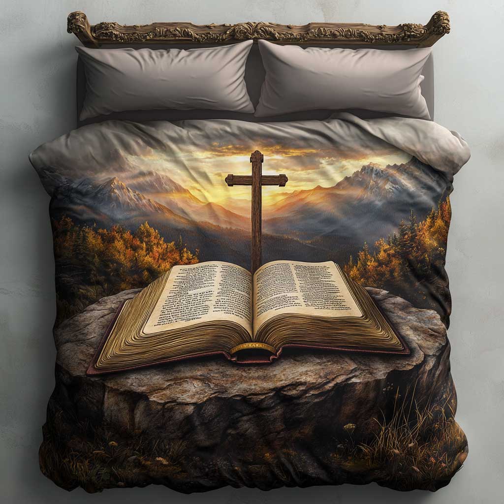 Christianity Faithful Devotion WN0603026CL Quilted Bedding Set