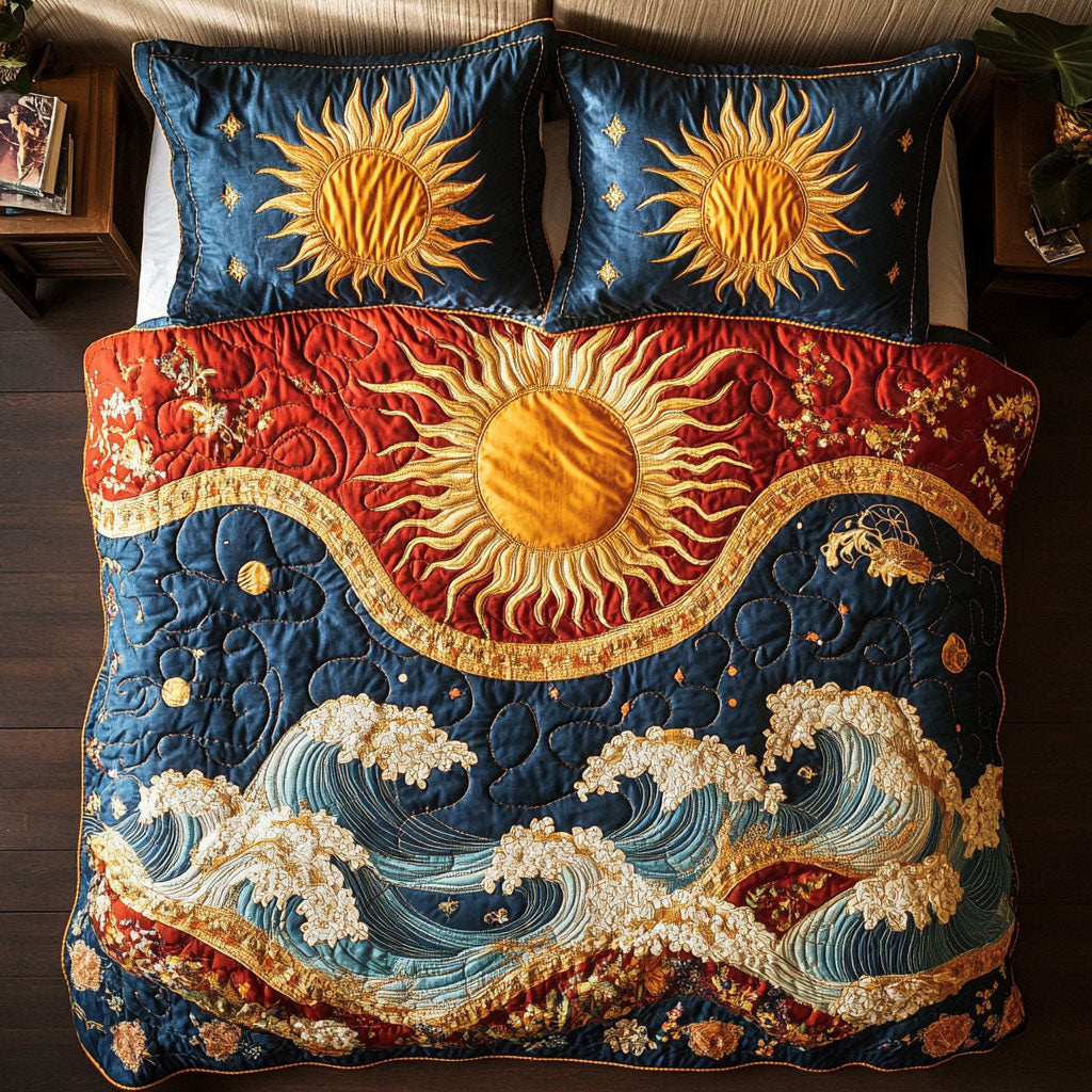 Mystic Sun WY1902033CL Quilted Bedding Set